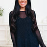 Sheer Sparkly Top - 2 Colors! - By Alexa Rae