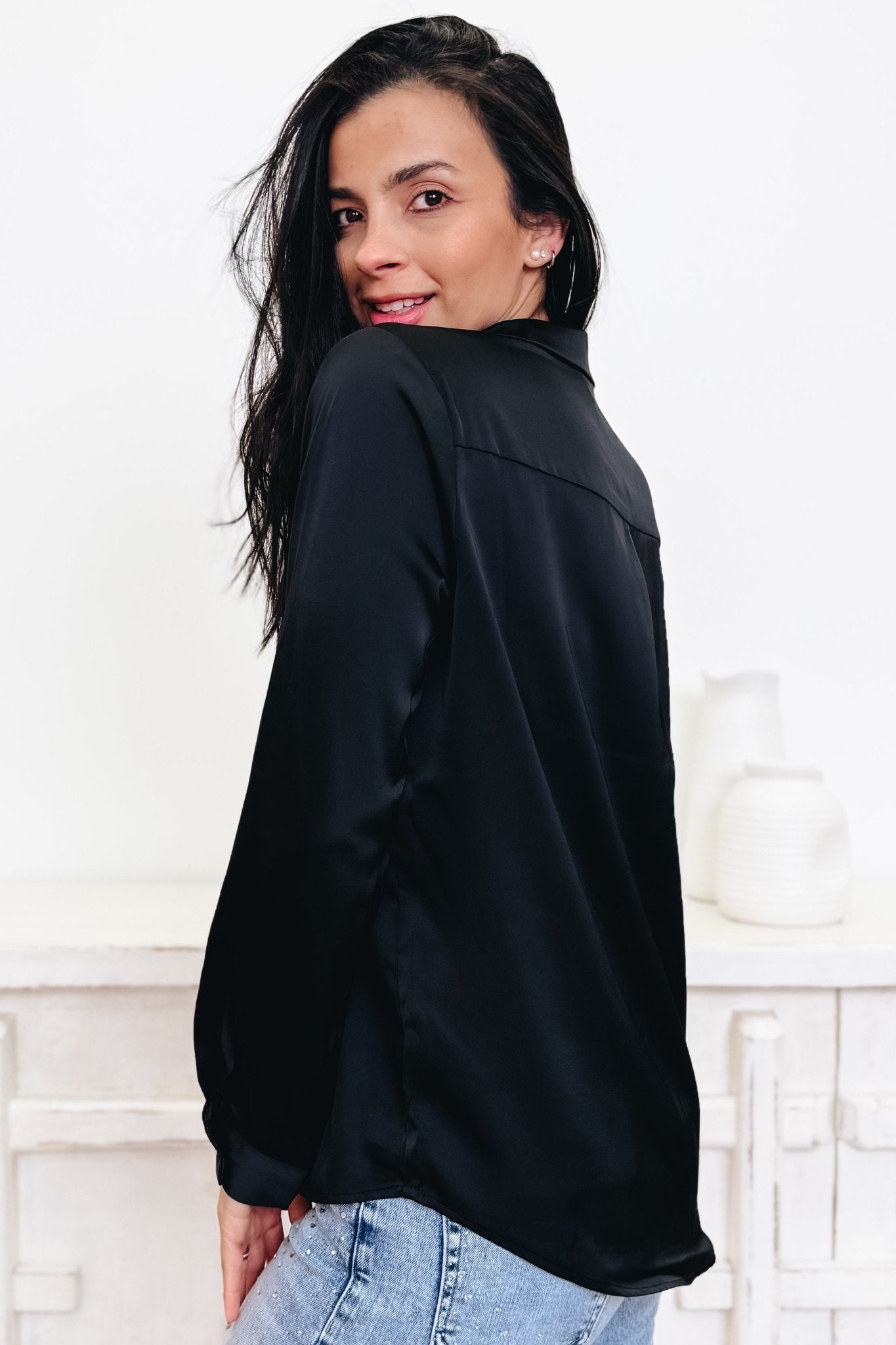 So Presidential Top - Black - By Alexa Rae