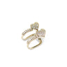 Soft Promise Ear Cuff - Metallic Linen - By Alexa Rae