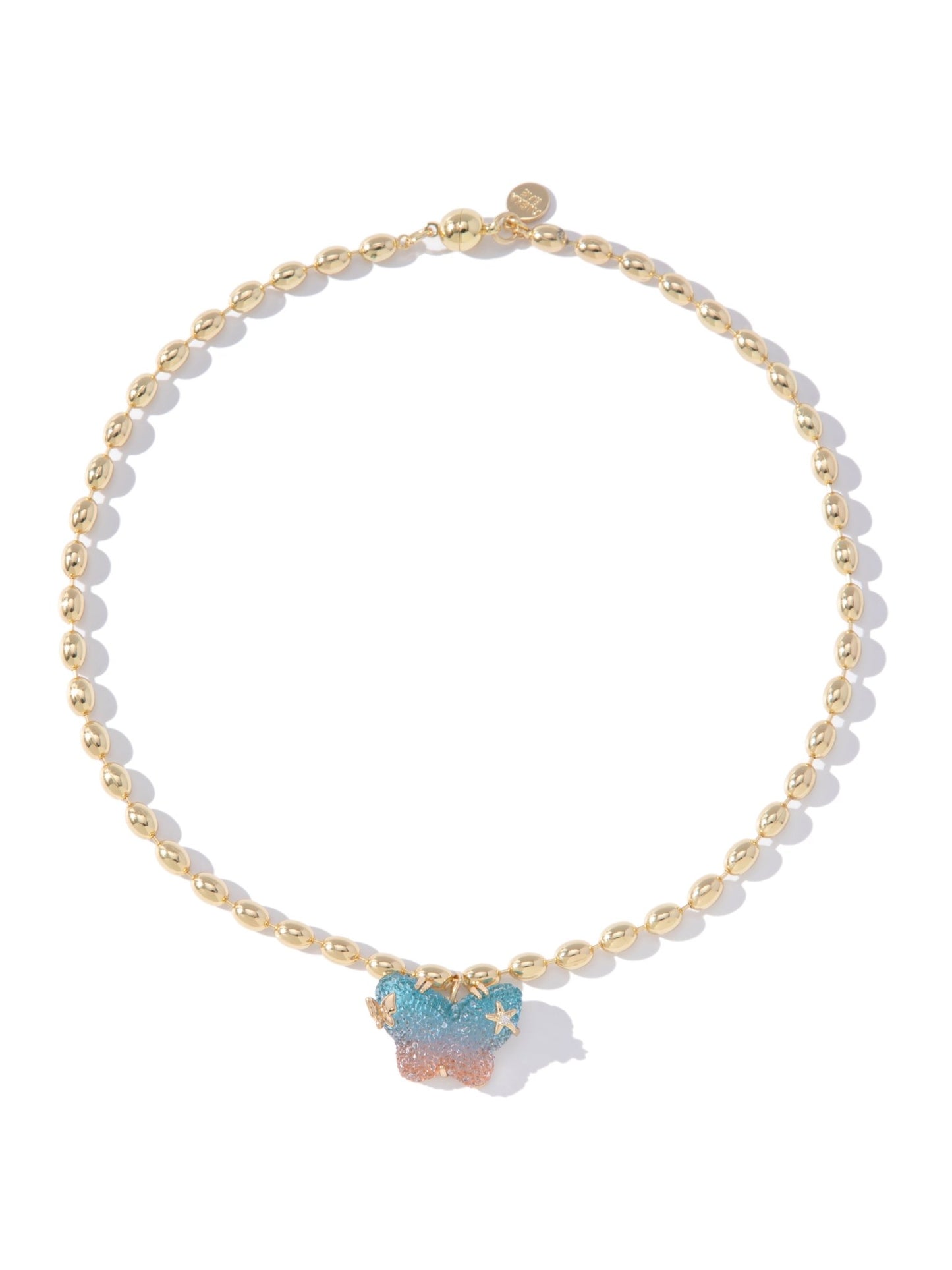 Spring Wings Necklace - Gold Sunrise - By Alexa Rae