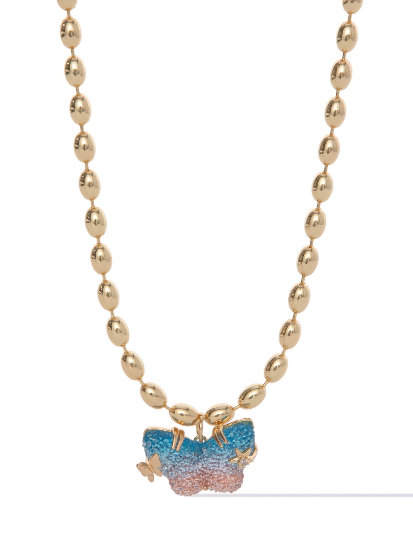 Spring Wings Necklace - Gold Sunrise - By Alexa Rae
