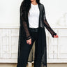 Stark Sparkle Mesh Duster - By Alexa Rae