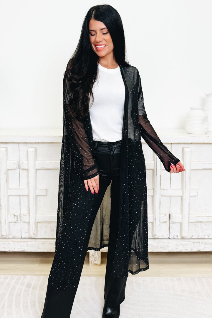 Stark Sparkle Mesh Duster - By Alexa Rae