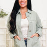 Starts Right Now Denim Shacket - By Alexa Rae