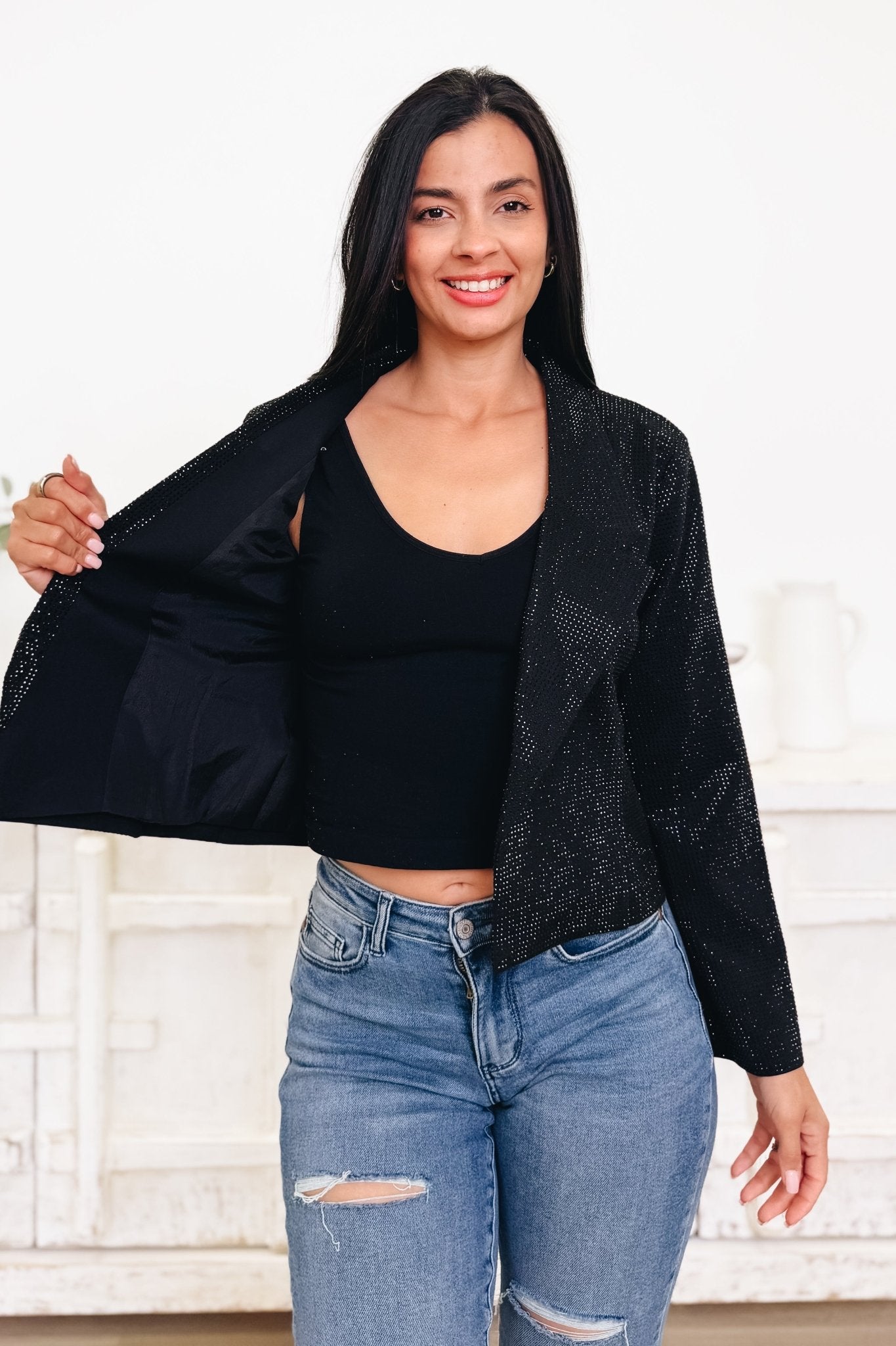 Step On The Scene Blazer - 2 Colors! - By Alexa Rae