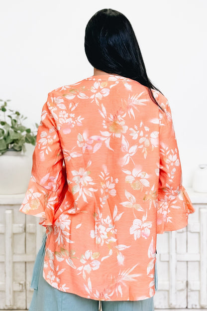 Sweet As A Peach Top - By Alexa Rae