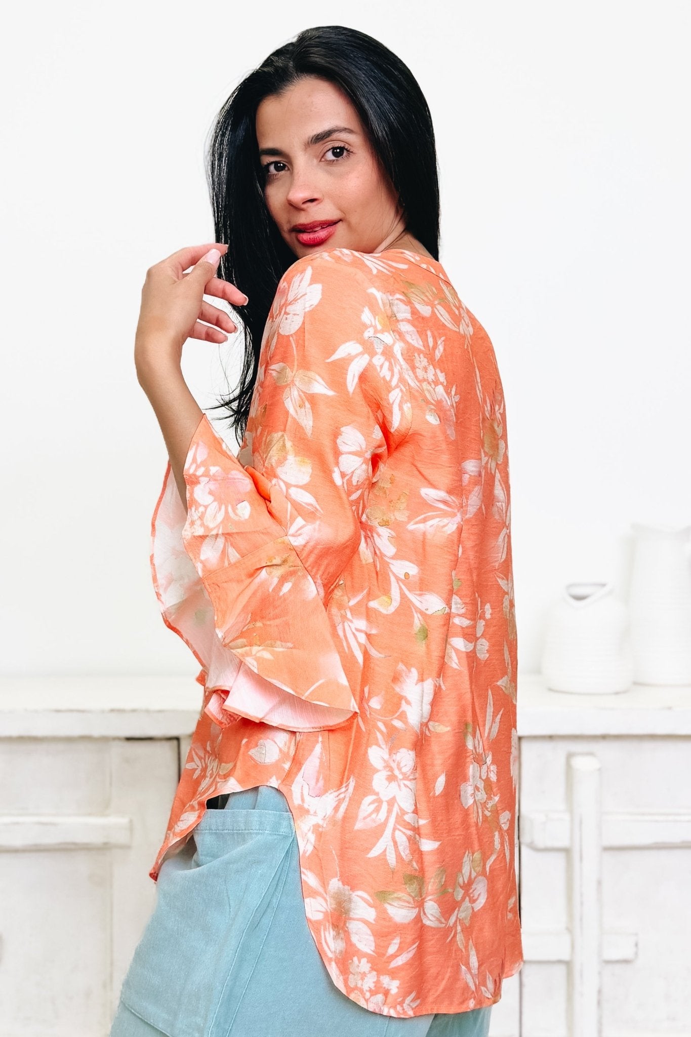 Sweet As A Peach Top - By Alexa Rae