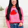 Sweet On The Vine Strawberry Sweater - By Alexa Rae