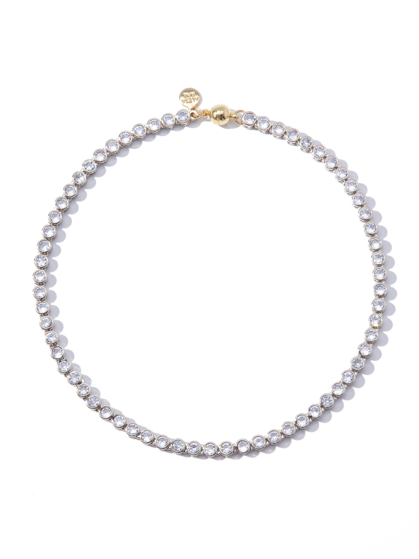 Sybil Necklace - Metallic Linen - By Alexa Rae