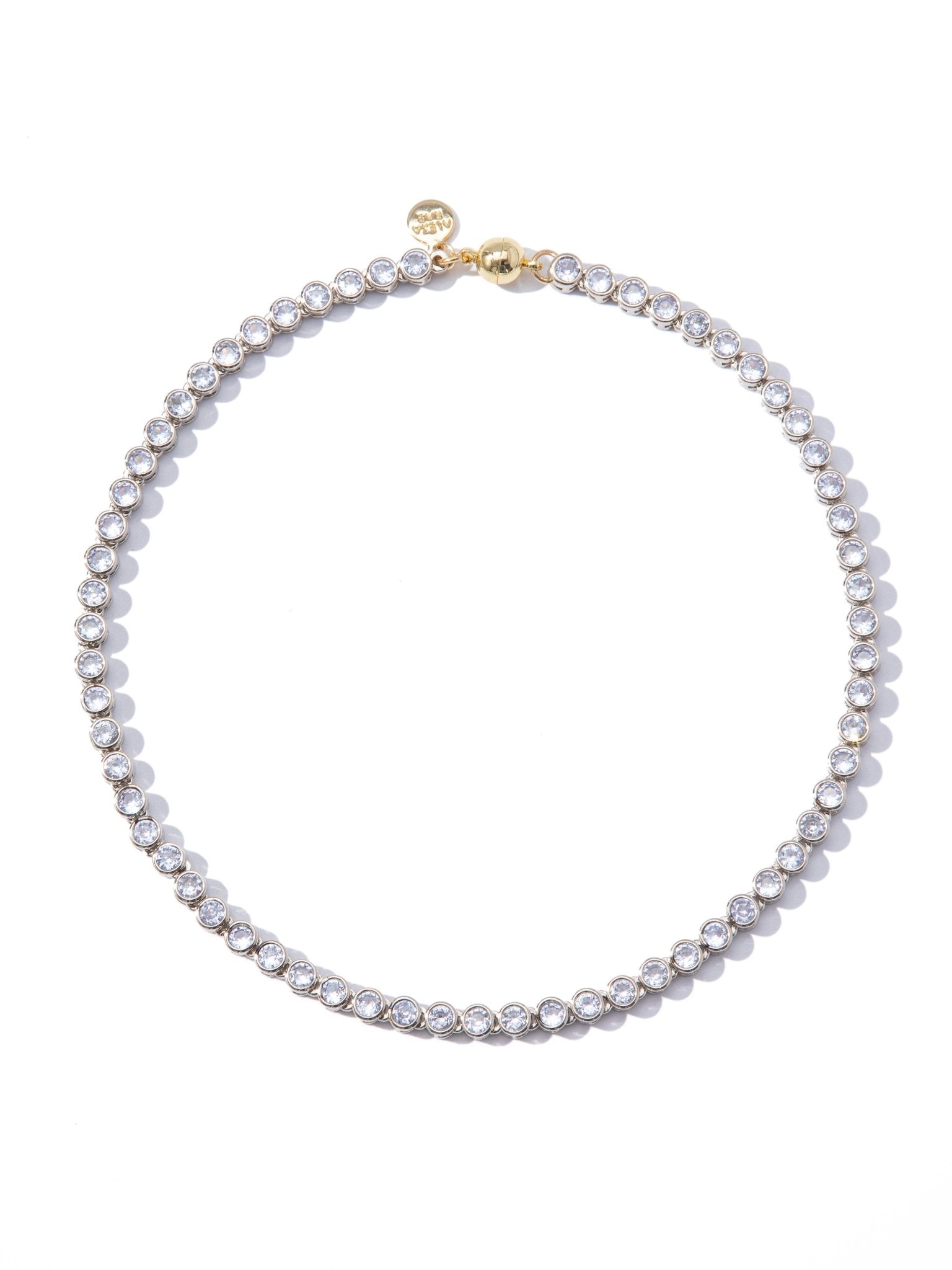 Sybil Necklace - Metallic Linen - By Alexa Rae