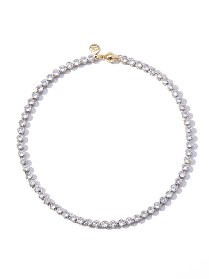 Sybil Necklace - Metallic Linen - By Alexa Rae