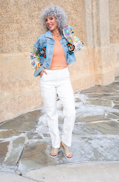 Cloud 9 By Judy Blue High Rise Cargo Straight Jeans *JB