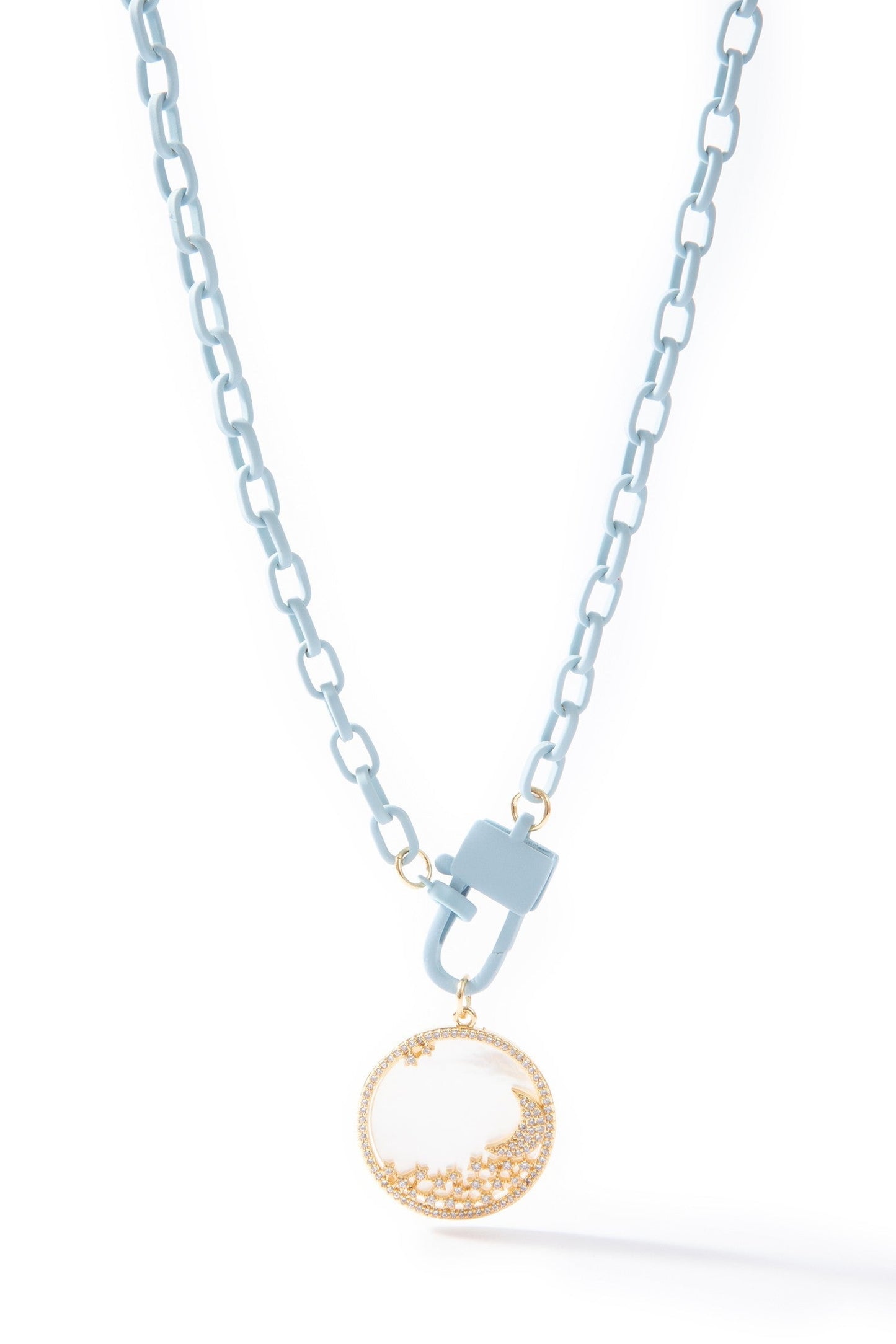 Pastel Dream Necklace - Matte Pastel Blue