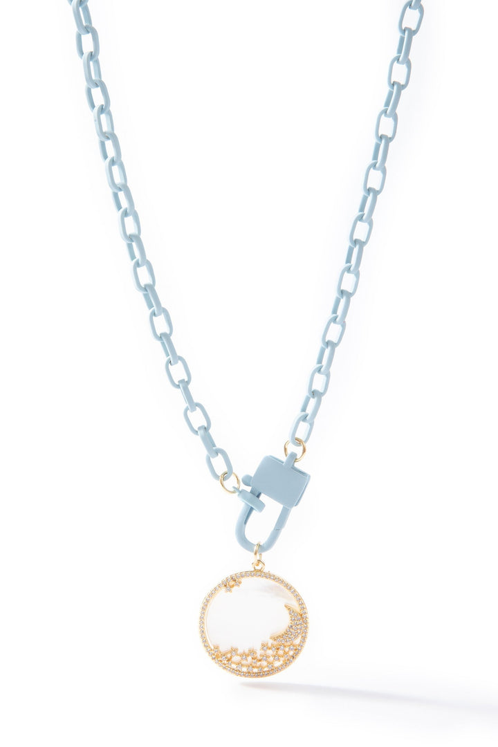 Pastel Dream Necklace - Matte Pastel Blue
