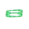 Triple Decker Bracelet - Liquid Metallic Waterfall