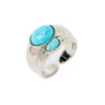 Texas Moon Ring - Linen Turquoise - By Alexa Rae