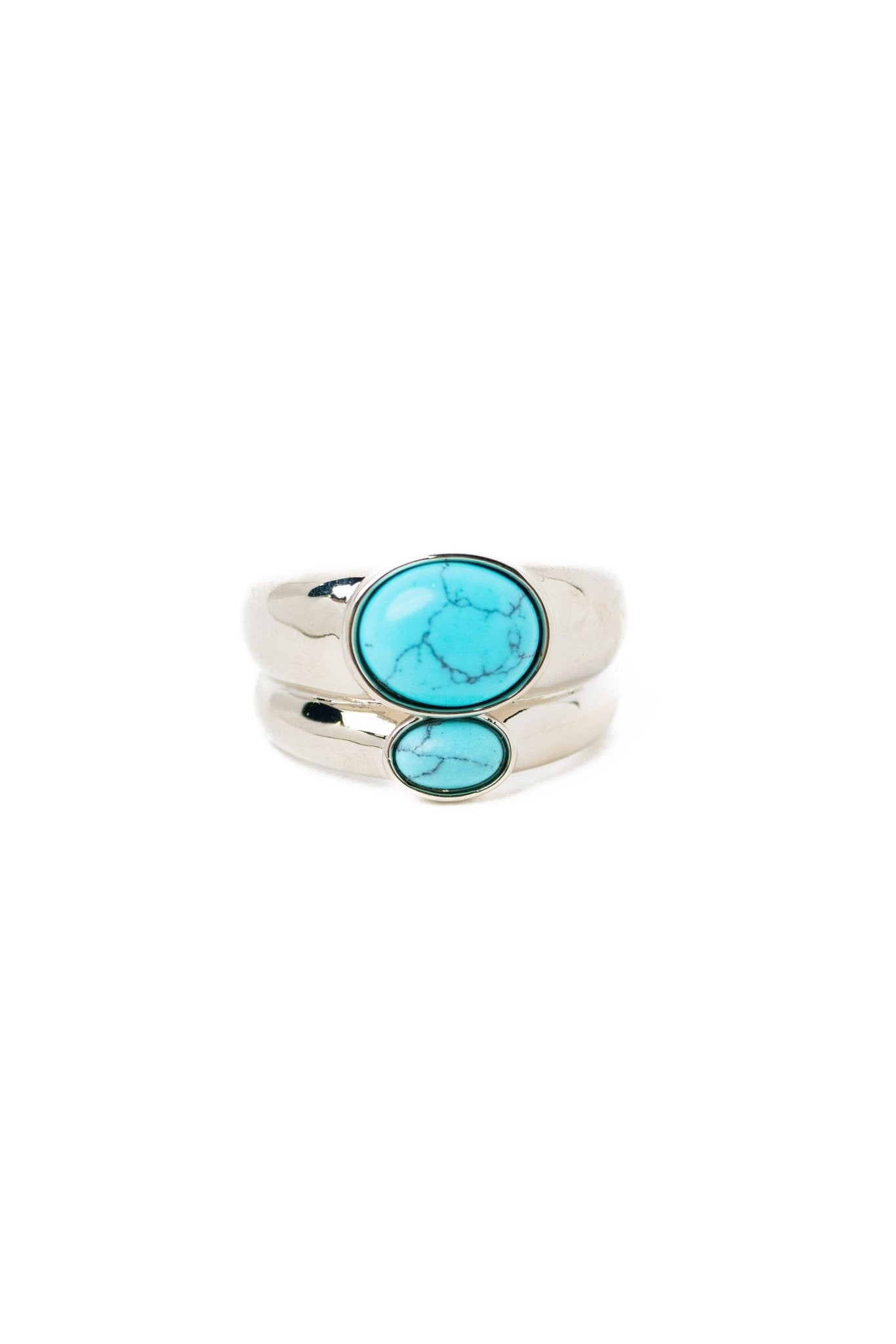 Texas Moon Ring - Linen Turquoise - By Alexa Rae