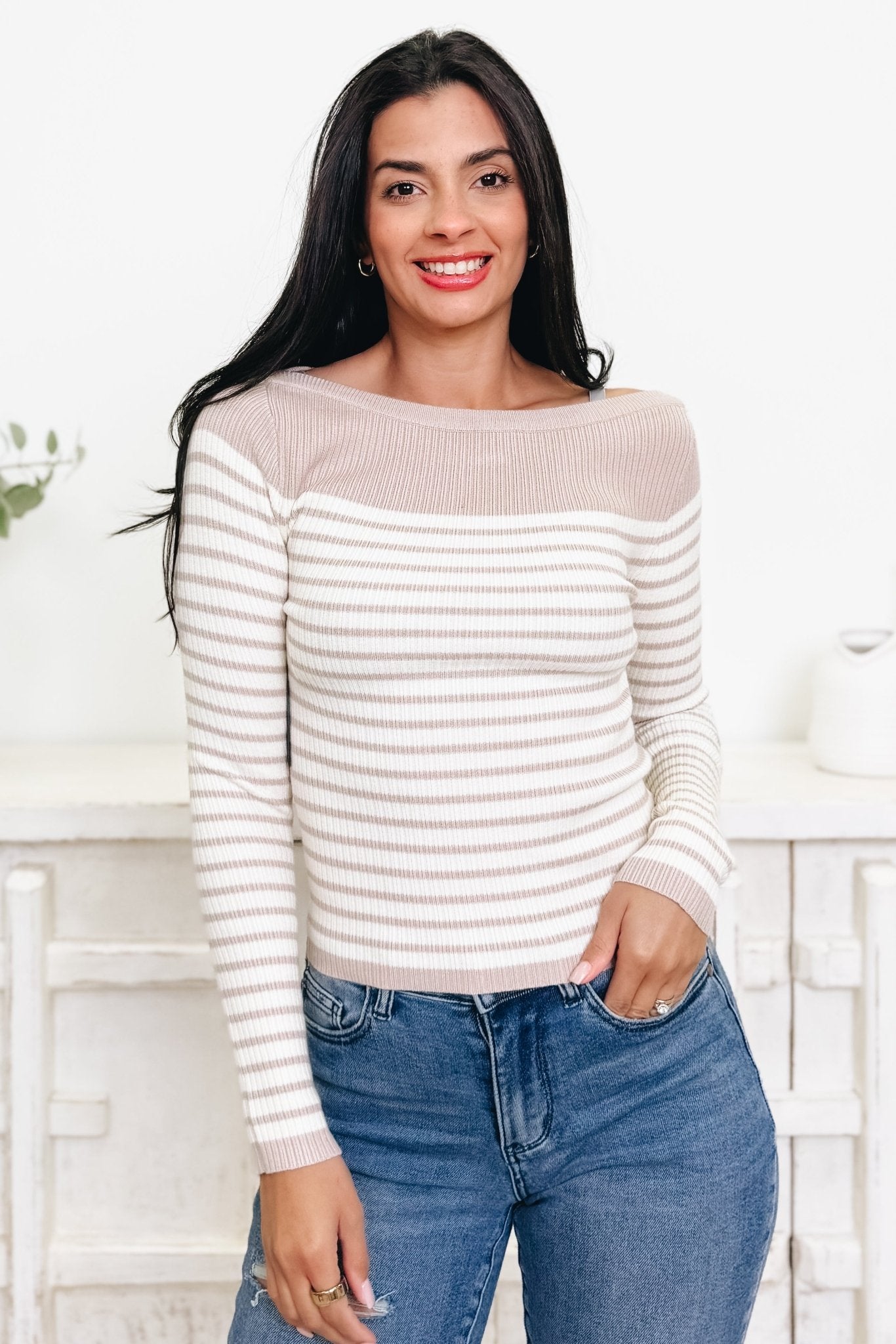 That Special One Striped Top - 2 Colors! - By Alexa Rae