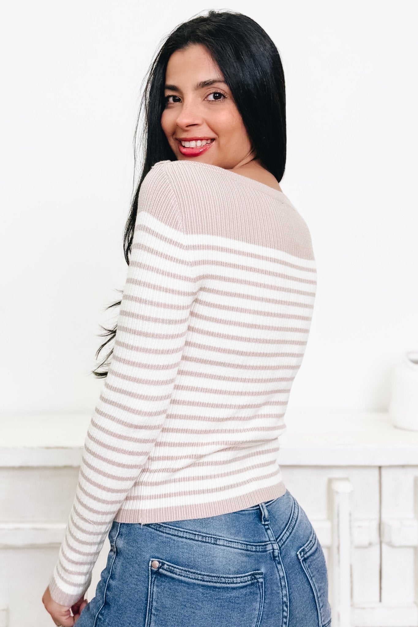 That Special One Striped Top - 2 Colors! - By Alexa Rae