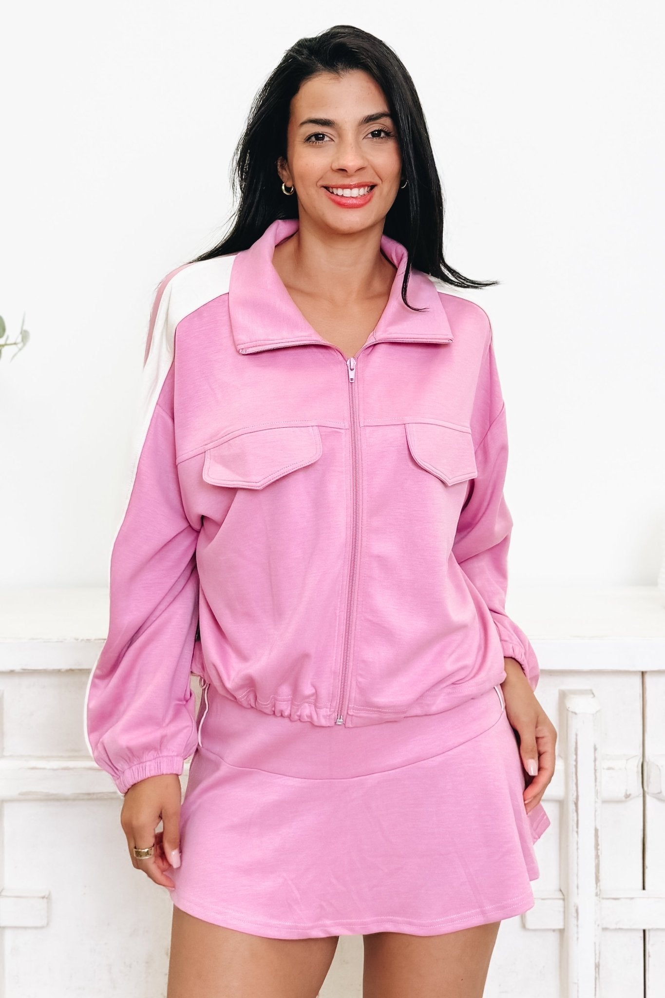 The Game Is On Scuba Skort Set - By Alexa Rae