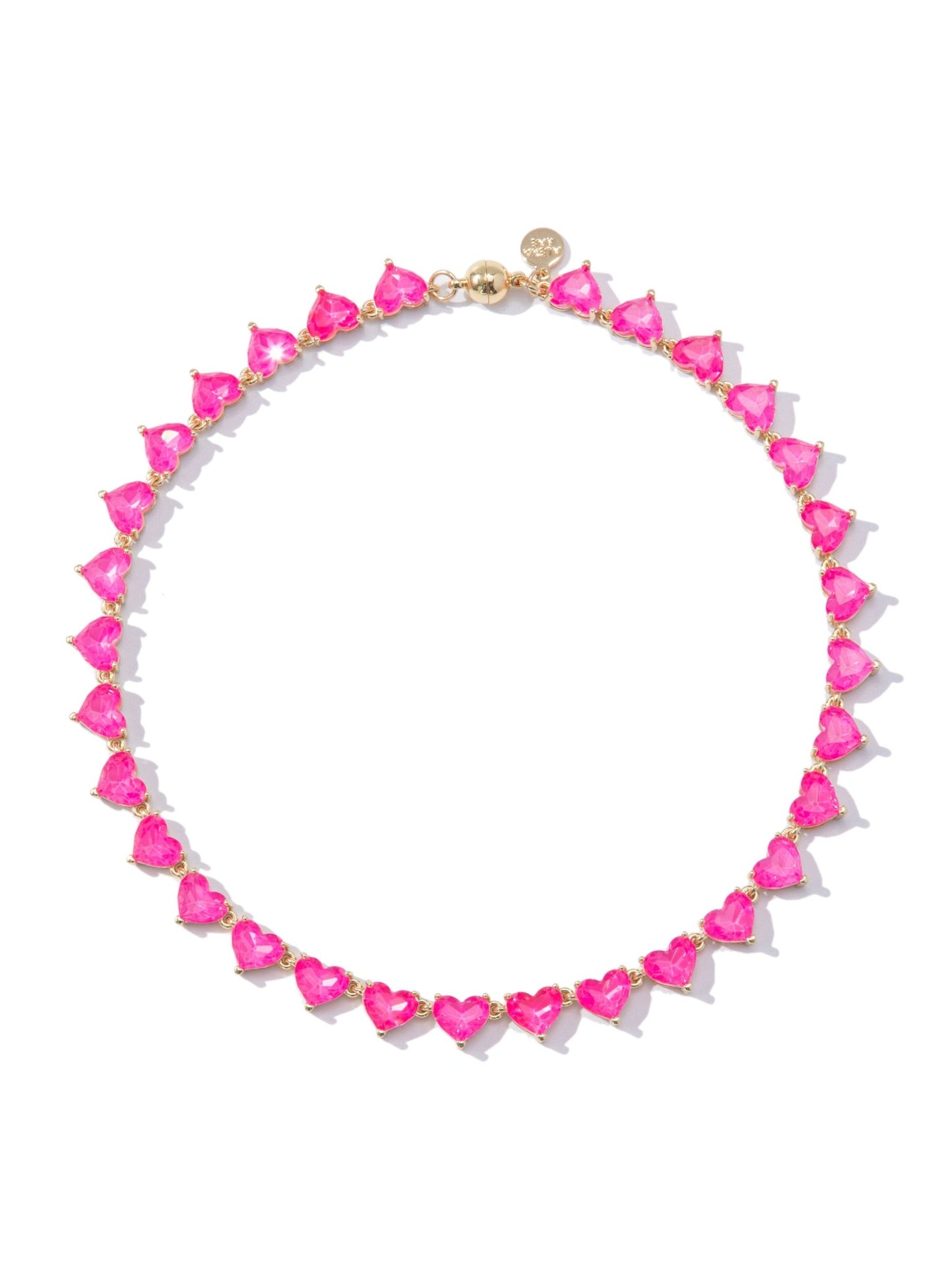 Thoughts Of You Necklace - Neon Pink - By Alexa Rae