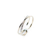 Tracy Ring - Metallic Linen