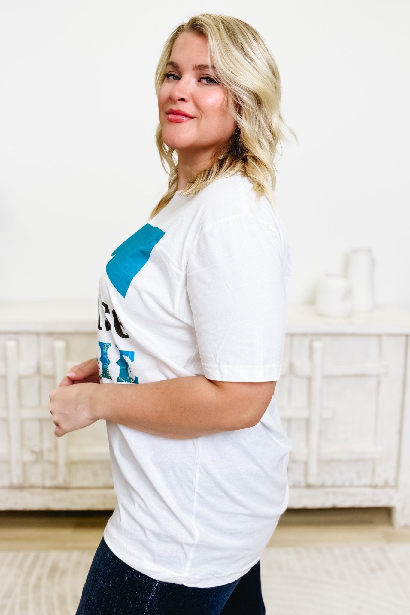 Turquoise Junkie Graphic Tee - By Alexa Rae