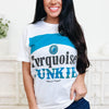 Turquoise Junkie Graphic Tee