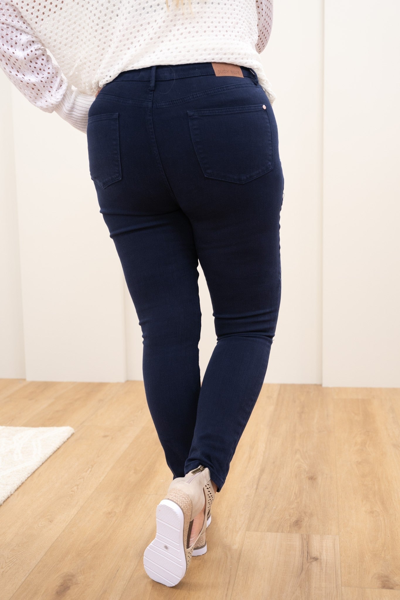 Judy Blue Stuck On You High Rise Garment Dyed Tummy Control Skinny Jeans