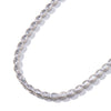 Unforgettable Necklace - Metallic Linen