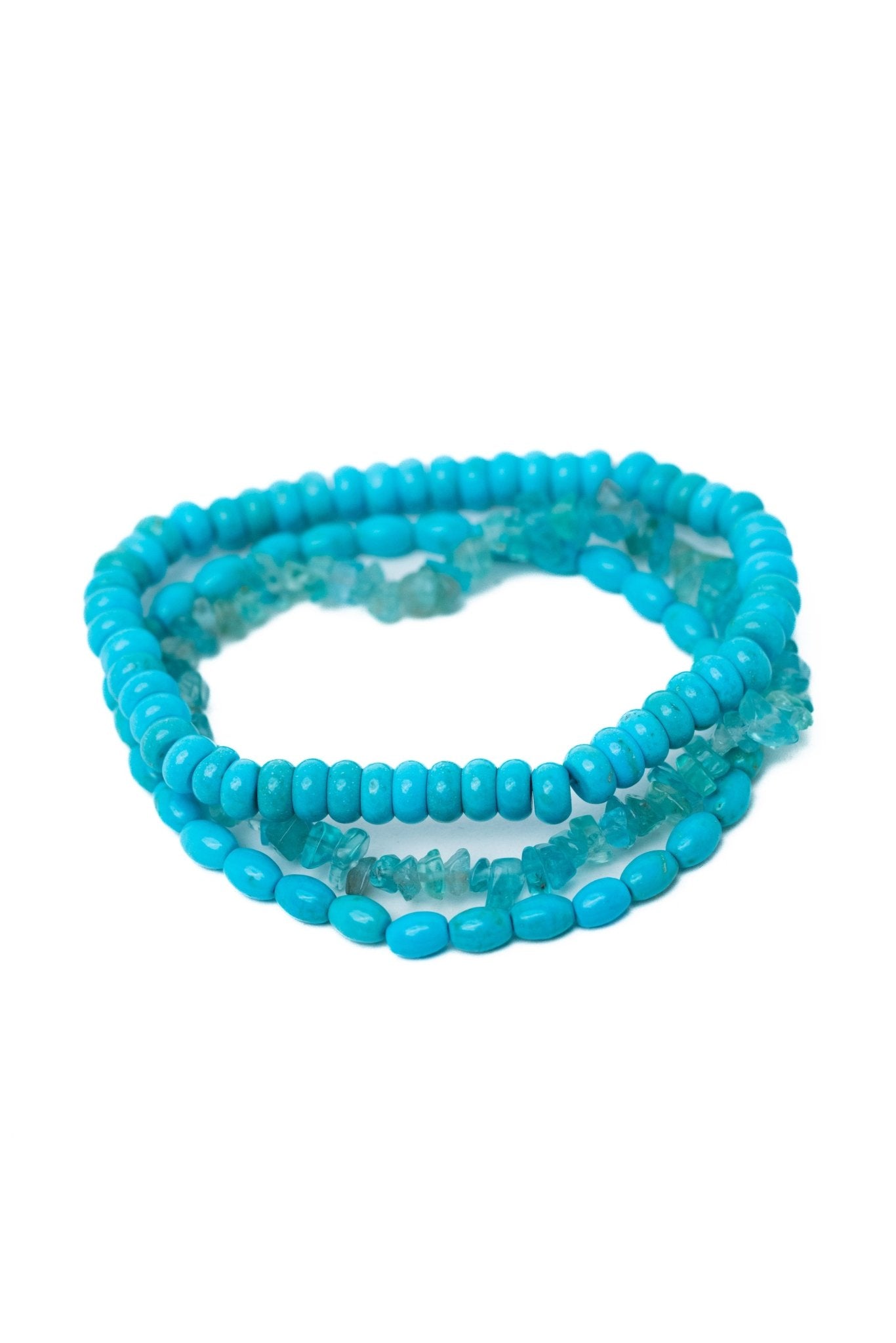 Untamed Soul Bracelet Set - Turquoise - By Alexa Rae