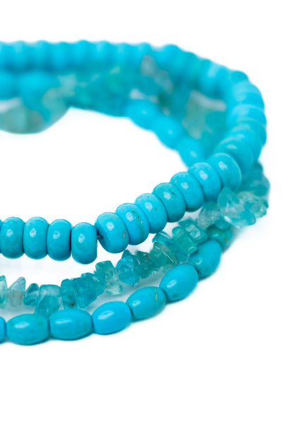 Untamed Soul Bracelet Set - Turquoise - By Alexa Rae