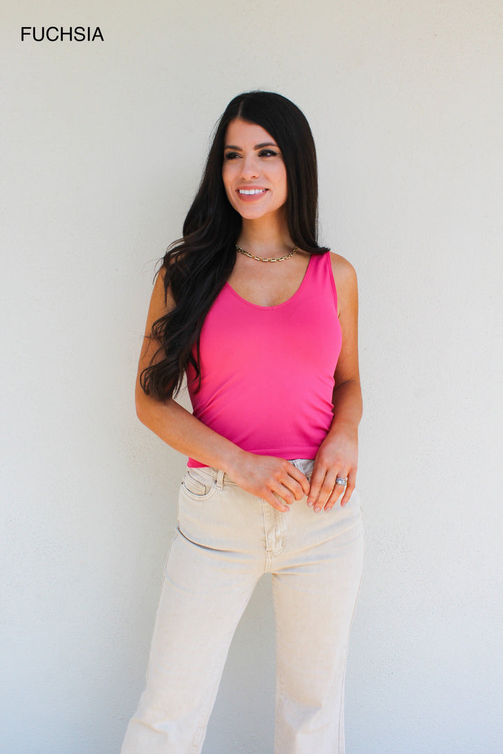 Reversible Like A Glove Crop Tank - 21 Colors!