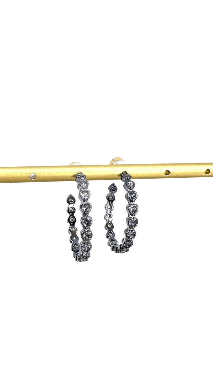 Rhythm On My Heart Earrings - Liquid Metallic Twilight