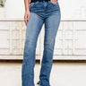 Valentina By Vervet - High Rise Slant Flare Jeans - By Alexa Rae