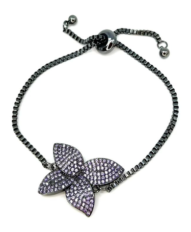 Orchid Bracelet Gunmetal - 4 Colors!