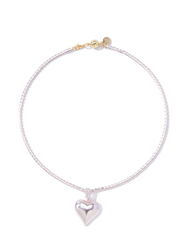 Wanna Fall In Love Necklace - Metallic Coconut - By Alexa Rae