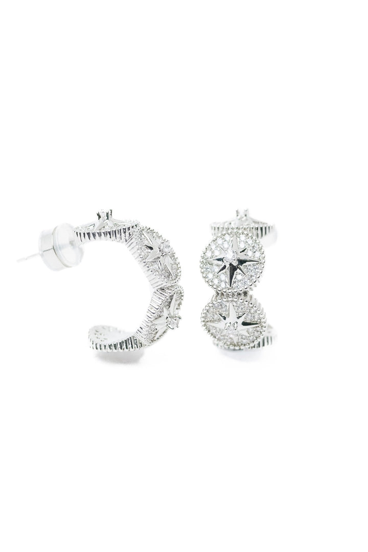 Wayfinder Earrings - Silver - By Alexa Rae