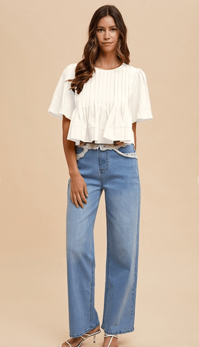 When It Came Clear Top - 2 Colors! - By Alexa Rae