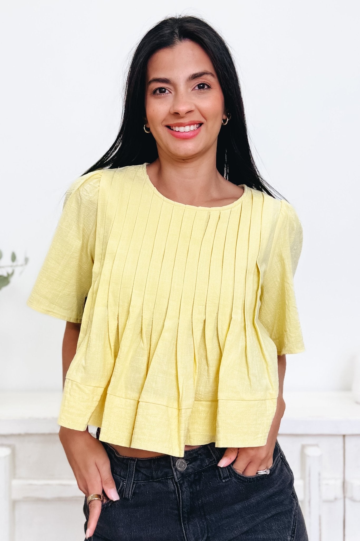 When It Came Clear Top - 2 Colors! - By Alexa Rae