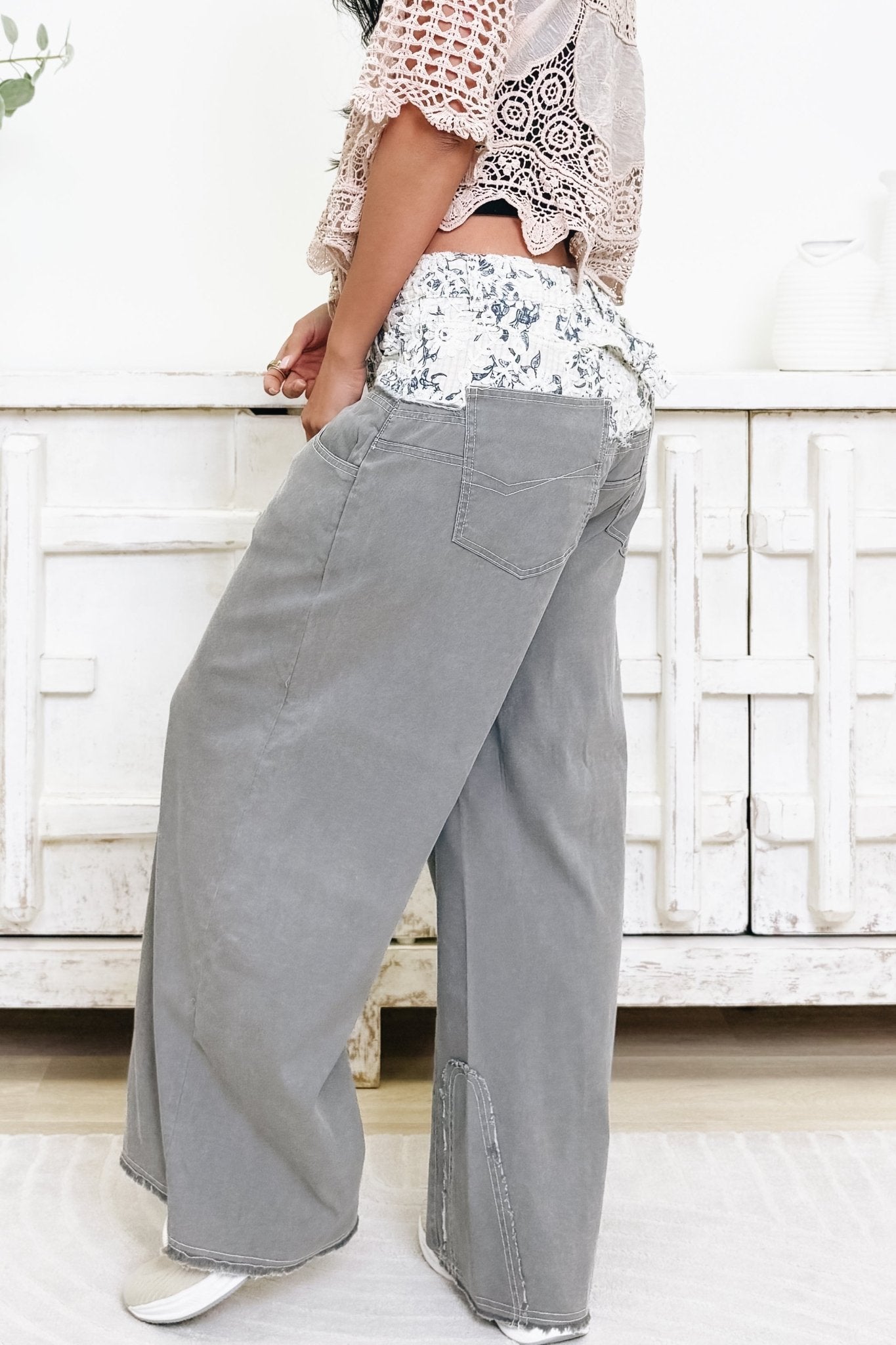 Why Not You Floral Pants - 2 Colors! - By Alexa Rae