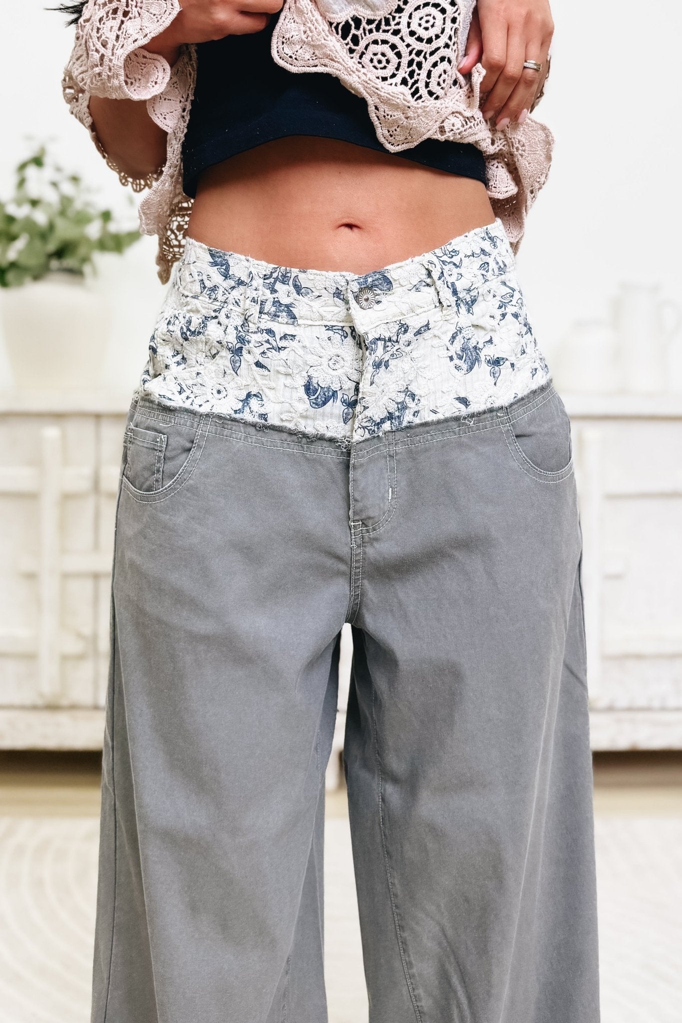 Why Not You Floral Pants - 2 Colors! - By Alexa Rae