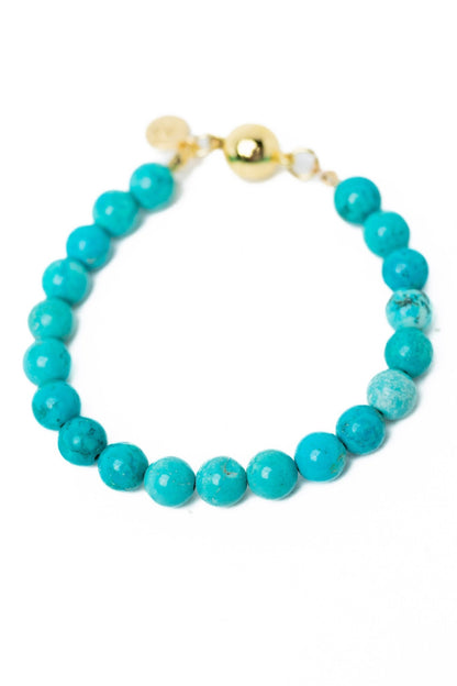 Wide Open Bracelet - Turquoise - By Alexa Rae