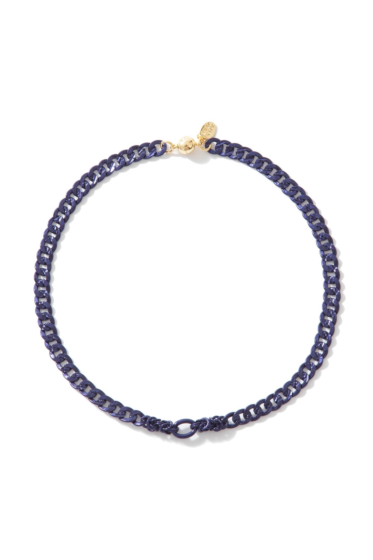 Ride The Wind Necklace - Liquid Metallic Midnight
