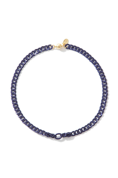Ride The Wind Necklace - Liquid Metallic Midnight