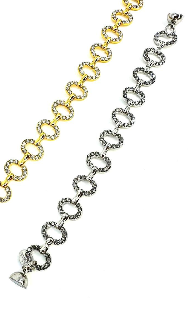 Vanna Pave Bracelet - Silver Shadow