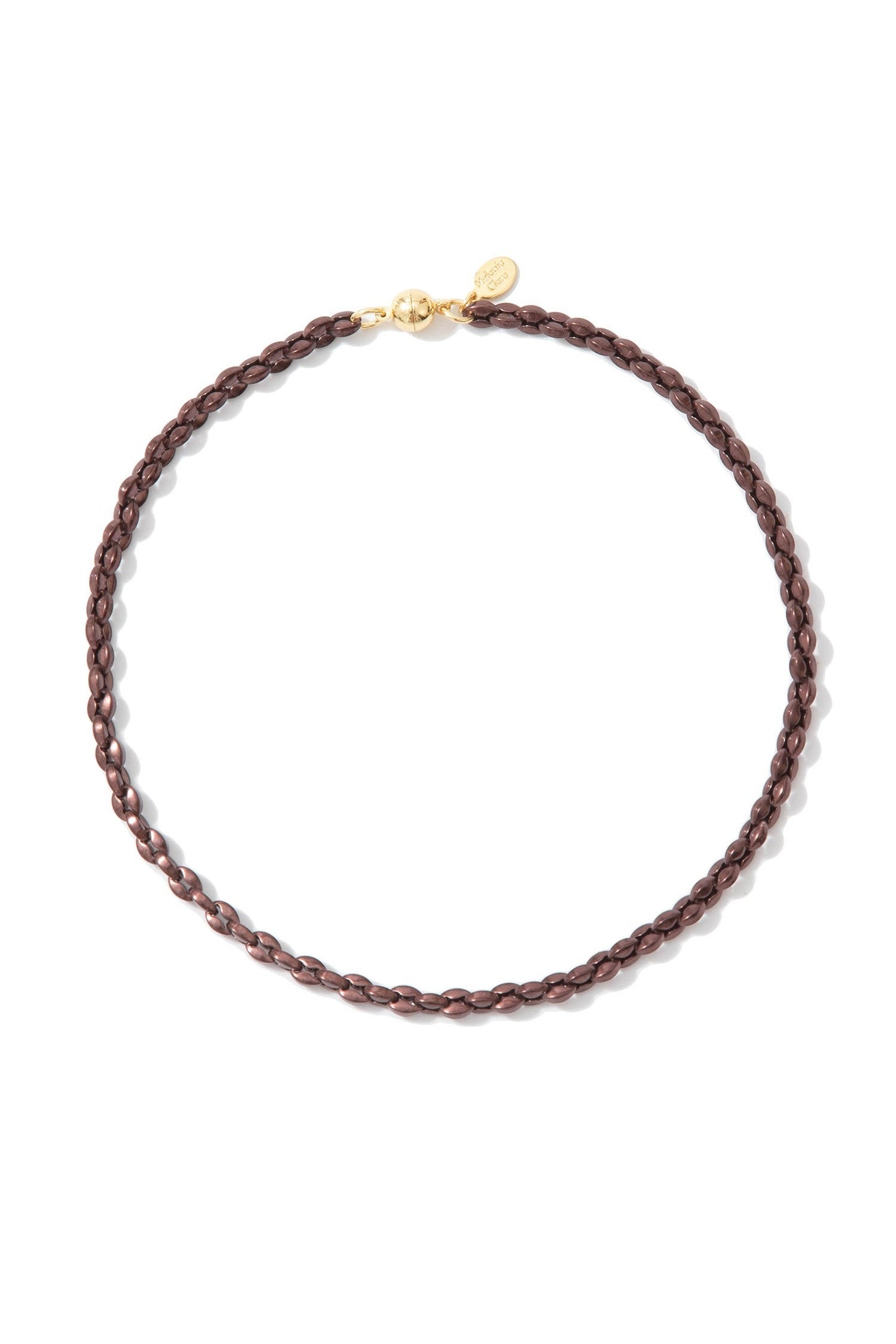 Splendore Necklace - Liquid Metallic Coffee