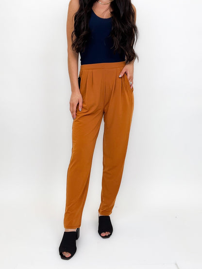Business Must Have Pleated Pants