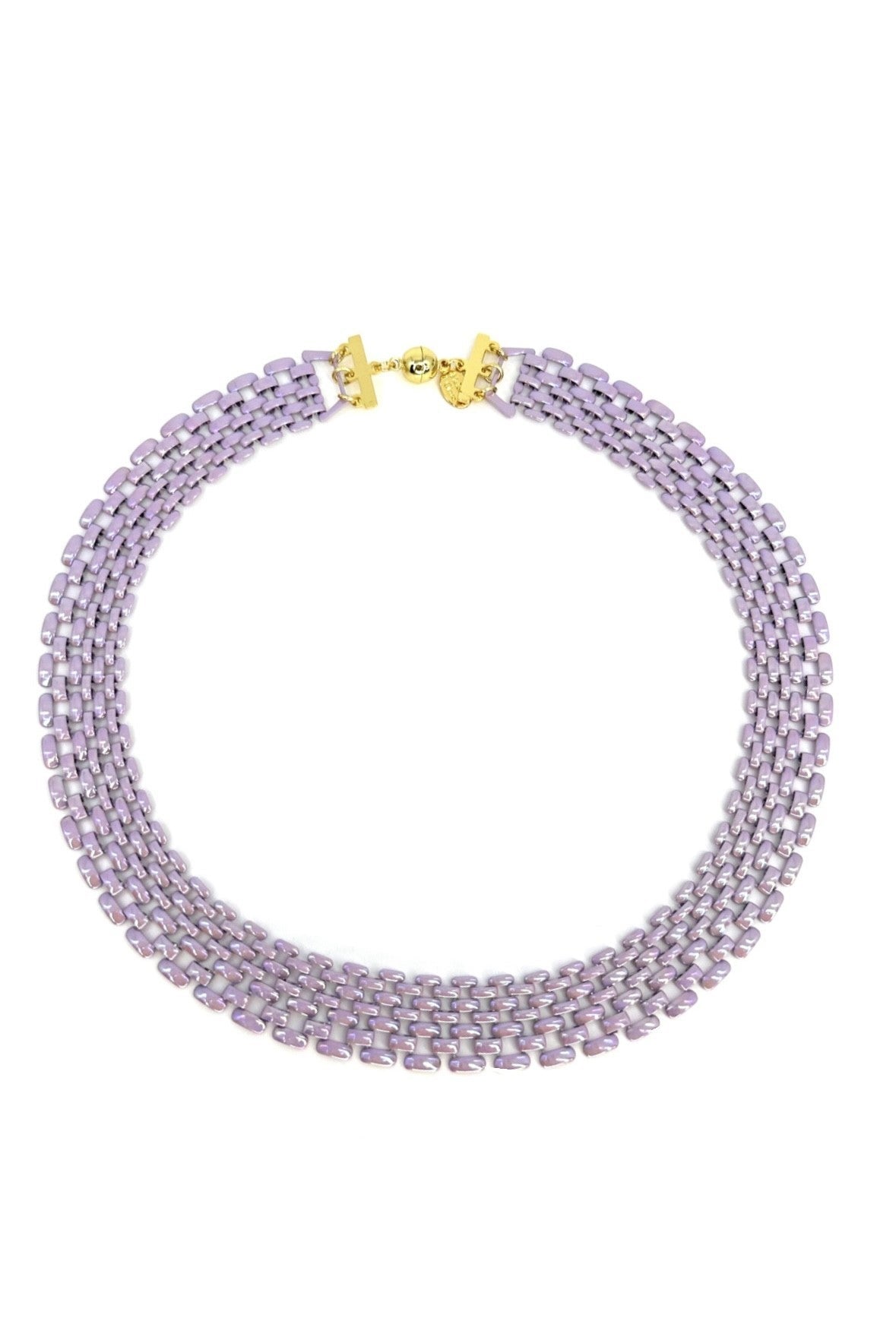Mega Roley Necklace - Shimmer Rose Water