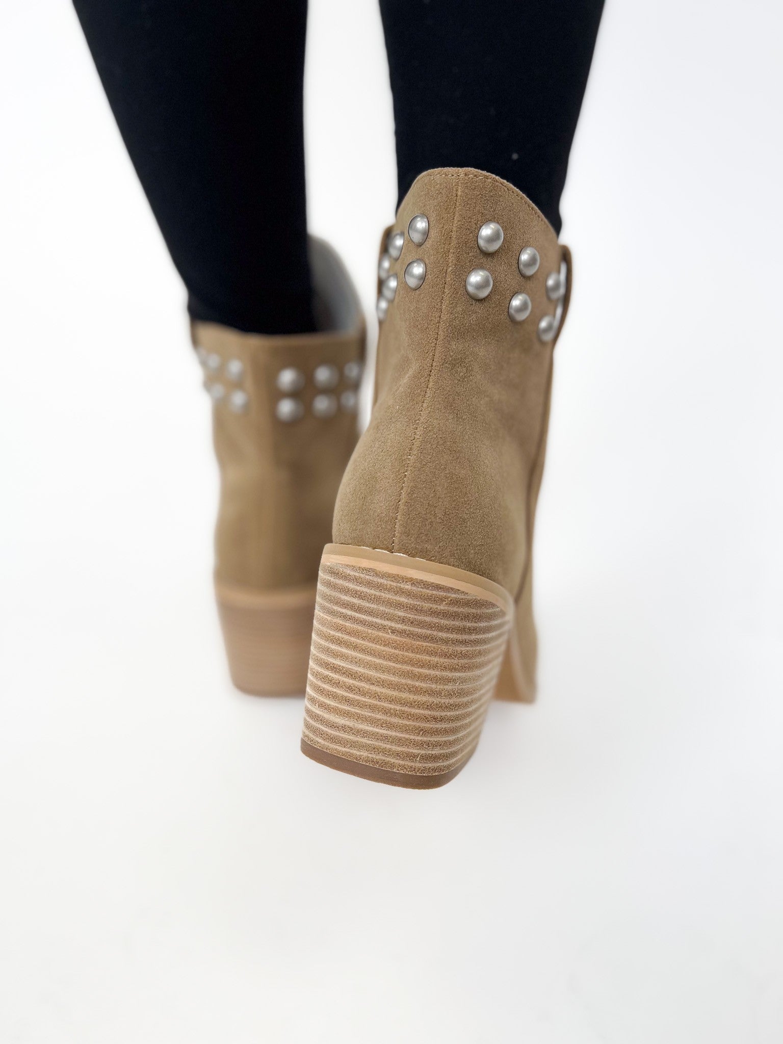 Oasis Society Alofi Booties - Dark Taupe